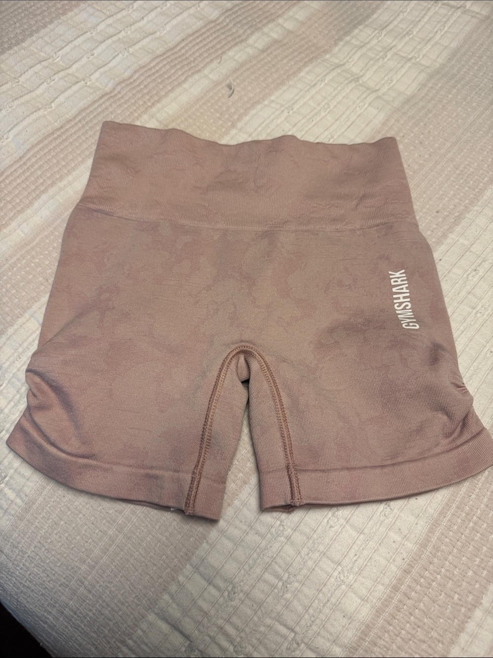 Gymshark Women's High-Rise Seamless Bike Shorts in Dusty Rose XS